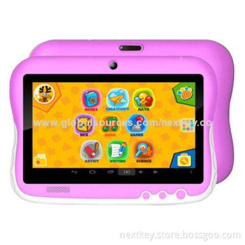 7-inch Rockchip/RK3026 Kids Tablet PC, Android 4.4 with CE and RoHS Marks, 512MB RAM, 8GB FlashNew